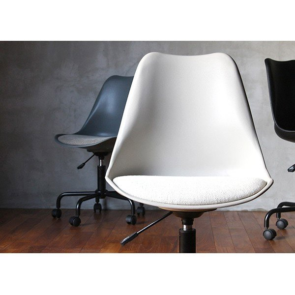 18060円 最大41%OFFクーポン チェアー 椅子のみ モダン 北欧 シンプル オフィス デスクチェアー 会議室 オシャレ ブラック グレー 食卓椅子