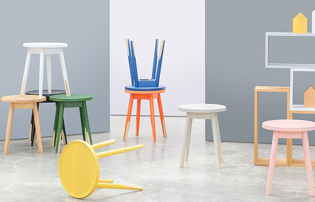 D VECTOR PROJECT PENCIL STOOL - 椅子の店